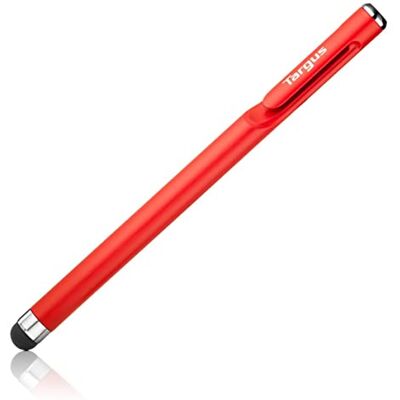 Targus Antimikrobieller glatter Stylus-Stift für Smartphones und Touchscreens, rot extrem leicht zum Skizzieren, Notieren, Fotobearbeiten Targus Antimikrobieller glatter Stylus-Stift für Smartphones und Touchscreens, rot extrem leicht zum Skizzieren, Notieren, Fotobearbeiten