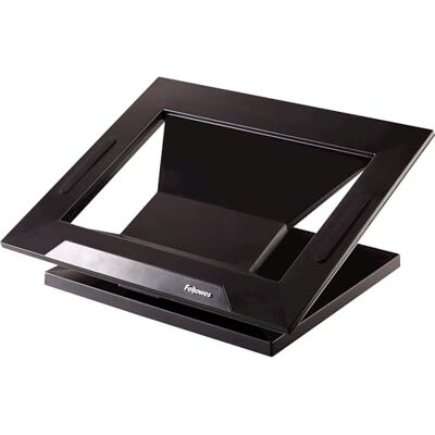 Fellowes Laptop Ständer für Home Office, für Laptops bis 17 Zoll (43,18 cm), modernes Design,ergonomisch höhenverstellbar, schwarz Fellowes Laptop Ständer für Home Office, für Laptops bis 17 Zoll (43,18 cm), modernes Design,ergonomisch höhenverstellbar, schwarz