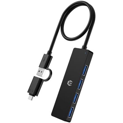 BIGBIG WON USB C Hub, Ultra-Slim Multiport Adapter USB C für MacBook Pro/Air, 4-Port USB Verteiler für iMac Pro,Xbox,Ps4,Dell, HP, Surface Pro, Notebook PC, Mobile HDD BIGBIG WON USB C Hub, Ultra-Slim Multiport Adapter USB C für MacBook Pro/Air, 4-Port USB Verteiler für iMac Pro,Xbox,Ps4,Dell, HP, Surface Pro, Notebook PC, Mobile HDD