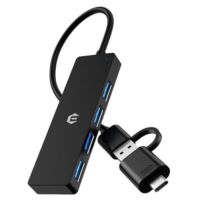 BIGBIG WON USB-Hub, 4-Port USB 3.0 Hub für MacBook Pro/Air, Ultra-Slim USB-Splitter Multiport-Adapter 5Gbps Data Hub, USB A zu C Hub für iMac Pro, Xbox, PS4, Dell, HP, Surface, Notebook PC, Tesla-Modell 3, HDD BIGBIG WON USB-Hub, 4-Port USB 3.0 Hub für MacBook Pro/Air, Ultra-Slim USB-Splitter Multiport-Adapter 5Gbps Data Hub, USB A zu C Hub für iMac Pro, Xbox, PS4, Dell, HP, Surface, Notebook PC, Tesla-Modell 3, HDD