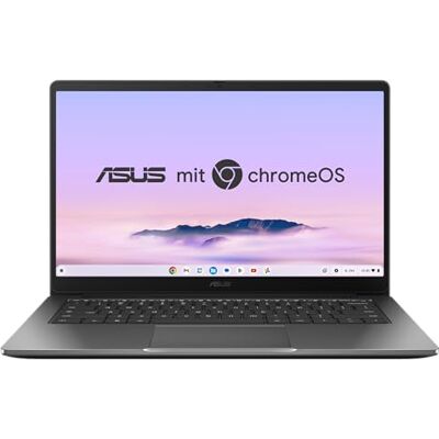 Asus Chromebook Plus CX14 CX1405CTA Laptop 14" FHD 16:9 IPS Display Intel Core 3-N355 8GB RAM 128GB eMMC Intel UHD ChromeOS QWERTZ Rock Grey (AC Adapter Sold Separately) Asus Chromebook Plus CX14 CX1405CTA Laptop 14" FHD 16:9 IPS Display Intel Core 3-N355 8GB RAM 128GB eMMC Intel UHD ChromeOS QWERTZ Rock Grey (AC Adapter Sold Separately)