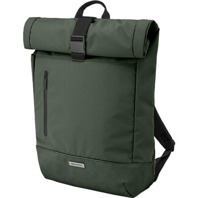 Moleskine Metro RollTop Rucksack, PC Rucksack Kompatibel mit Computer, Laptop, Notebook und iPad Bis zu 15 Zoll, Größe 38 x 15 x 50 cm, Moosgrün, ET20FMTRBKK6 Moleskine Metro RollTop Rucksack, PC Rucksack Kompatibel mit Computer, Laptop, Notebook und iPad Bis zu 15 Zoll, Größe 38 x 15 x 50 cm, Moosgrün, ET20FMTRBKK6