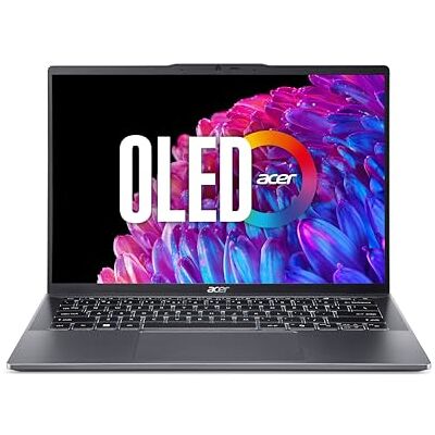Acer Swift Go 14 OLED (SFG14-63-R81N) Ultrathin/Laptop, 14" WQ2.8K OLED Display, AMD Ryzen 7 8845HS, 32 GB RAM, 1 TB SSD, AMD Radeon Grafik, Windows 11, QWERTZ Tastatur, grau Acer Swift Go 14 OLED (SFG14-63-R81N) Ultrathin/Laptop, 14" WQ2.8K OLED Display, AMD Ryzen 7 8845HS, 32 GB RAM, 1 TB SSD, AMD Radeon Grafik, Windows 11, QWERTZ Tastatur, grau