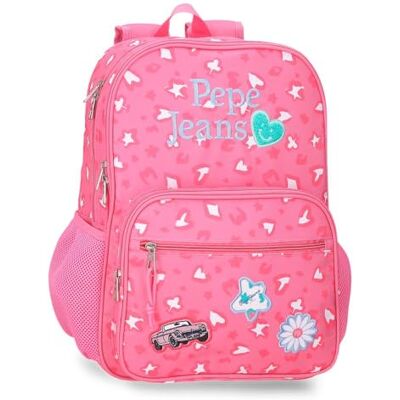 Pepe Jeans Evelyn Trolley-Adaptierbarer Rucksack Laptop 15,6 Zoll Rosa 30x40x12 cm Polyester 14,4L by Joumma Bags Pepe Jeans Evelyn Trolley-Adaptierbarer Rucksack Laptop 15,6 Zoll Rosa 30x40x12 cm Polyester 14,4L by Joumma Bags