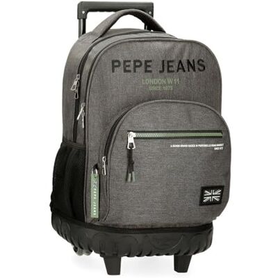 Pepe Jeans Edmon Rucksack für Notebook, 39,6 cm (15,6 Zoll), kompakt, Grau, 32 x 43 x 21 cm, Polyester von Joumma Bags Pepe Jeans Edmon Rucksack für Notebook, 39,6 cm (15,6 Zoll), kompakt, Grau, 32 x 43 x 21 cm, Polyester von Joumma Bags