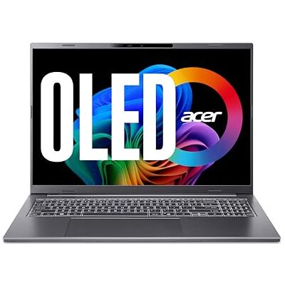Acer Aspire 16 AI OLED (A16-61M-R5H7) AI Laptop, Copilot+ PC, 16" WUXGA OLED Display, AMD Ryzen AI 5 330, 16 GB RAM, 512 GB SSD, AMD Radeon 820M, Windows 11, QWERTZ Tastatur, grau Acer Aspire 16 AI OLED (A16-61M-R5H7) AI Laptop, Copilot+ PC, 16" WUXGA OLED Display, AMD Ryzen AI 5 330, 16 GB RAM, 512 GB SSD, AMD Radeon 820M, Windows 11, QWERTZ Tastatur, grau