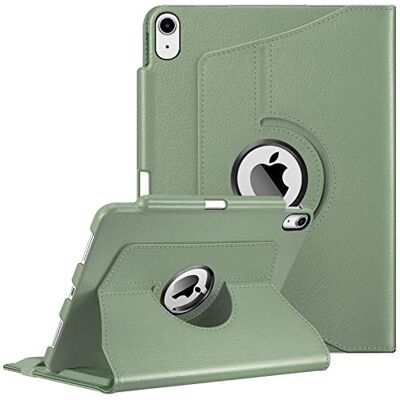 FINTIE Hülle für iPad Air 11 Zoll (27,9 cm) M2 (2024), iPad Air 5th Generation (2022) / Air 4th Gen (2020) 10,9 Zoll (27,7 cm) mit Stifthalter, 360 Grad drehbare Schutzhülle, Ständer, salbeigrün FINTIE Hülle für iPad Air 11 Zoll (27,9 cm) M2 (2024), iPad Air 5th Generation (2022) / Air 4th Gen (2020) 10,9 Zoll (27,7 cm) mit Stifthalter, 360 Grad drehbare Schutzhülle, Ständer, salbeigrün