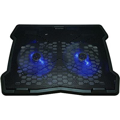 Conceptronic THANA06B 2-Fan Cooling Pad Notebook-Kühlpad 39,6 cm (15.6 Zoll) Schwarz Conceptronic THANA06B 2-Fan Cooling Pad Notebook-Kühlpad 39,6 cm (15.6 Zoll) Schwarz