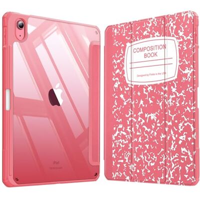 FINTIE Hybrid-Schutzhülle für iPad 10. Generation, 27,6 cm (10,9 Zoll), Modell 2022, eingebauter Pencil-Halter, stoßfeste Hülle mit klarer, transparenter Rückseite, automatisches Aus-/Einschalten, FINTIE Hybrid-Schutzhülle für iPad 10. Generation, 27,6 cm (10,9 Zoll), Modell 2022, eingebauter Pencil-Halter, stoßfeste Hülle mit klarer, transparenter Rückseite, automatisches Aus-/Einschalten,
