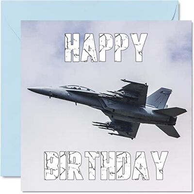 Stuff4 Geburtstagskarten für Männer und Frauen, Fighter Jet Flugzeug Stuff4 Geburtstagskarten für Männer und Frauen, Fighter Jet Flugzeug