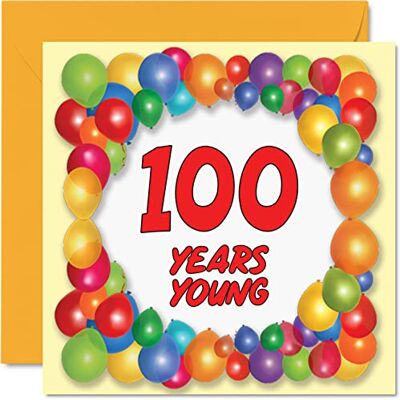 Stuff4 Lustige Geburtstagskarte zum 100. Geburtstag für Männer und Frauen Stuff4 Lustige Geburtstagskarte zum 100. Geburtstag für Männer und Frauen