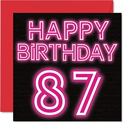 Stuff4 Lustige Geburtstagskarte zum 87. Geburtstag für Männer und Frauen Stuff4 Lustige Geburtstagskarte zum 87. Geburtstag für Männer und Frauen