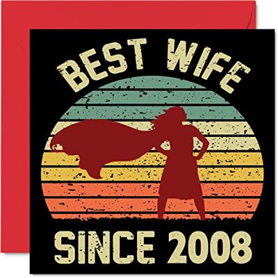 Stuff4 18. Karte Hochzeitstag Jahrestag für Ehefrau, Bester Ehefrau Stuff4 18. Karte Hochzeitstag Jahrestag für Ehefrau, Bester Ehefrau