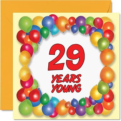 Stuff4 Lustige Geburtstagskarte zum 29. Geburtstag für Männer Frau Stuff4 Lustige Geburtstagskarte zum 29. Geburtstag für Männer Frau