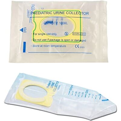 GIMA Urinbeutel, steril, 100 Stück, 28685 GIMA Urinbeutel, steril, 100 Stück, 28685