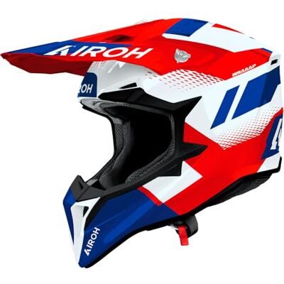 Airoh WRAAAP VISION RED/BLUE GLOSS L Airoh WRAAAP VISION RED/BLUE GLOSS L
