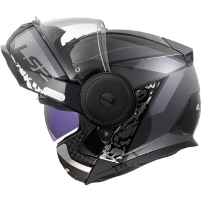LS2 , Modularer Motorradhelm Scope II OXYD Black Titanium LS2 , Modularer Motorradhelm Scope II OXYD Black Titanium