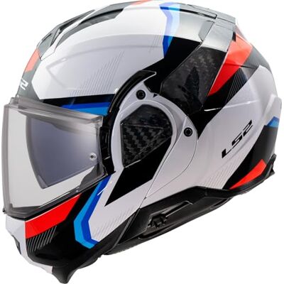 LS2 , Modularer Motorradhelm ADVANT II TRIPLE White Blue Red, XS LS2 , Modularer Motorradhelm ADVANT II TRIPLE White Blue Red, XS