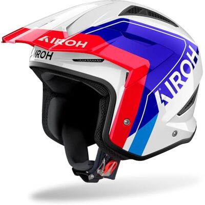 Airoh TRR II HUNT BLUE/RED GLOSS L Airoh TRR II HUNT BLUE/RED GLOSS L