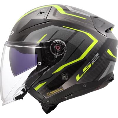 LS2 , Jet-Motorradhelm INFINITY II CARBON URUS H-V Yellow, XS Bluetooth LS2 , Jet-Motorradhelm INFINITY II CARBON URUS H-V Yellow, XS Bluetooth