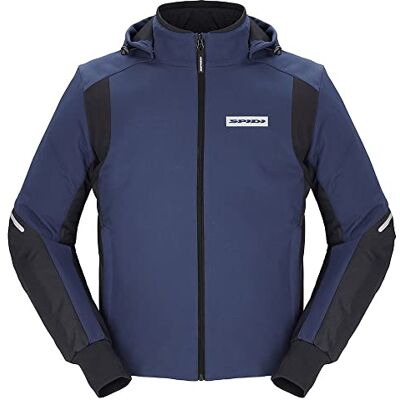 SPIDI , HOODIE ARMOR H2OUT, wasserdichte und atmungsaktive Motorradjacke, schützt vor Wind, Herren-Motorradjacke mit elastischen Bündchen SPIDI , HOODIE ARMOR H2OUT, wasserdichte und atmungsaktive Motorradjacke, schützt vor Wind, Herren-Motorradjacke mit elastischen Bündchen