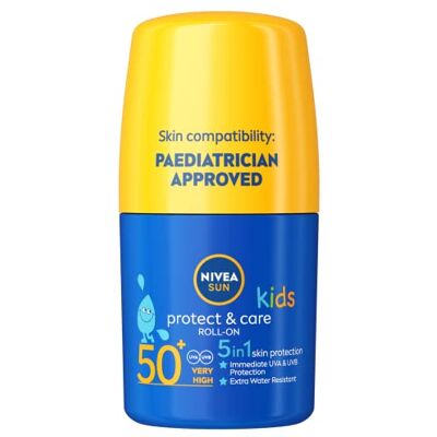 Sun Kids Caring Roll-On with High SPF50 50 ml by Nivea Sun Kids Caring Roll-On with High SPF50 50 ml by Nivea