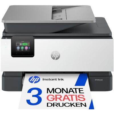 HP OfficeJet Pro 9120 Multifunktionsdrucker, 3 Monate gratis drucken Instant Ink inklusive, Drucker, Scanner, Kopierer, Fax, WLAN, LAN, Duplex, Airprint, Grau-Weiß HP OfficeJet Pro 9120 Multifunktionsdrucker, 3 Monate gratis drucken Instant Ink inklusive, Drucker, Scanner, Kopierer, Fax, WLAN, LAN, Duplex, Airprint, Grau-Weiß