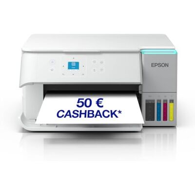 Epson EcoTank ET-2956 Weißer A4-Multifunktionsdrucker mit Wi-Fi & AirPrint Tintentank, Scannen, Kopieren & Duplexdruck, bis zu 3 Jahre Tinte im Lieferumfang enthalten Epson EcoTank ET-2956 Weißer A4-Multifunktionsdrucker mit Wi-Fi & AirPrint Tintentank, Scannen, Kopieren & Duplexdruck, bis zu 3 Jahre Tinte im Lieferumfang enthalten