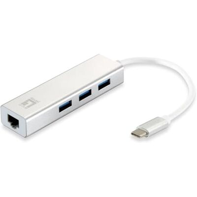 LevelOne USB-0503 Gigabit USB Netzwerkadapter mit USB Hub LevelOne USB-0503 Gigabit USB Netzwerkadapter mit USB Hub