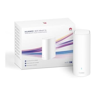 Huawei WiFi Mesh 3+ Router, Dual-Band Wi-Fi 6 AX3000, Weiß, 1 Pack WLAN-Abdeckung im ganzen Haus, nahtloses Roaming, Mehrgeräteverbindung, Wanddurchdringung, Keine DSL-Funktion, HomeSec Huawei WiFi Mesh 3+ Router, Dual-Band Wi-Fi 6 AX3000, Weiß, 1 Pack WLAN-Abdeckung im ganzen Haus, nahtloses Roaming, Mehrgeräteverbindung, Wanddurchdringung, Keine DSL-Funktion, HomeSec