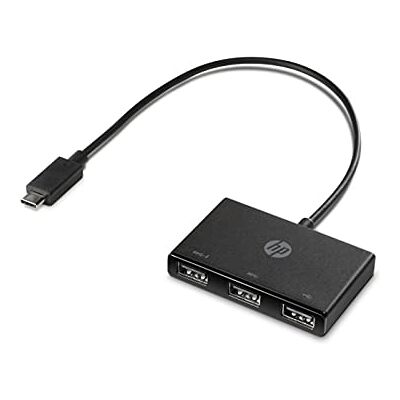 HP USB-C to USB-A Hub 3 x SuperSpeed USB 3.0 Schwarz Z6A00AA HP USB-C to USB-A Hub 3 x SuperSpeed USB 3.0 Schwarz Z6A00AA