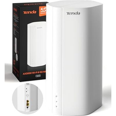 Tenda 5G06 5G Router SIM-Karte, AX3000 Dual Band WiFi 6, 2.5G LAN/WAN Port Automatischer Dual-SIM-Wechsel, Mesh WiFi+, VPN & WPA3, Web- und APP-Verwaltung, Plug & Play Tenda 5G06 5G Router SIM-Karte, AX3000 Dual Band WiFi 6, 2.5G LAN/WAN Port Automatischer Dual-SIM-Wechsel, Mesh WiFi+, VPN & WPA3, Web- und APP-Verwaltung, Plug & Play
