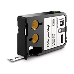 Dymo XTL Allzweck-Vinyletikett 12 mm x 7 m Schwarz auf Weiß Dymo XTL Allzweck-Vinyletikett 12 mm x 7 m Schwarz auf Weiß