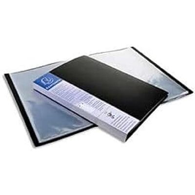 Exacompta 88301E Sichtmappe up-line aus Festem PP 800µ mit 30 Hüllen und etikett auf 3 Seiten für DIN A4 schwarz Perfekt für die Schule und das Büro Aktenhülle Prospekthülle Exacompta 88301E Sichtmappe up-line aus Festem PP 800µ mit 30 Hüllen und etikett auf 3 Seiten für DIN A4 schwarz Perfekt für die Schule und das Büro Aktenhülle Prospekthülle