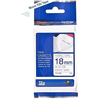 Brother TZEFA4 Thermodirektdrucktechnologie Blau Brother TZEFA4 Thermodirektdrucktechnologie Blau