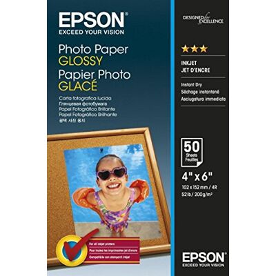 Epson C13S042547 Fotopapier, 200 g/m² weiß, 10 x 15 cm Epson C13S042547 Fotopapier, 200 g/m² weiß, 10 x 15 cm