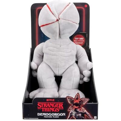 Jazwares Stranger Things STRT0043 Demogorgon Feature Plüsch 30 cm weiches Plüsch mit Kopf der sich öffnet und Soundeffekten Jazwares Stranger Things STRT0043 Demogorgon Feature Plüsch 30 cm weiches Plüsch mit Kopf der sich öffnet und Soundeffekten