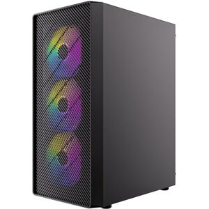 Antec AX26 RGB Elite PC Gehäuse Midi Tower Gaming ATX, schwarz Antec AX26 RGB Elite PC Gehäuse Midi Tower Gaming ATX, schwarz