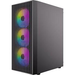 Antec AX27 RGB Elite PC Gehäuse Midi Tower Gaming ATX, schwarz Antec AX27 RGB Elite PC Gehäuse Midi Tower Gaming ATX, schwarz