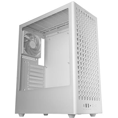 Mars Gaming MC-T800, ATX Gaming-Gehäuse, 4X Ultrasilent FDB 120mm Lüfter, Airdot Mesh Frontpanel, Seitenfenster aus Gehärtetem Glas, Mid-Tower PC mit CableHatch System, USB-C, Weiß Mars Gaming MC-T800, ATX Gaming-Gehäuse, 4X Ultrasilent FDB 120mm Lüfter, Airdot Mesh Frontpanel, Seitenfenster aus Gehärtetem Glas, Mid-Tower PC mit CableHatch System, USB-C, Weiß
