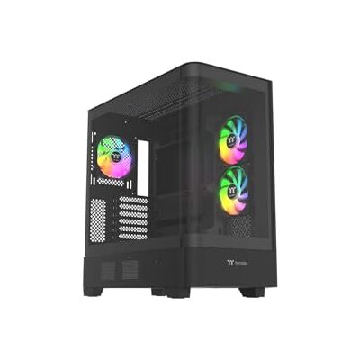 Thermaltake View 290 TG ARGB Black ATX PC Gehäuse Showcase Design Tempered-Glass Front ARGB Lüfter AIO/Wasserkühlung Support sehr leiser Airflow Hidden-Connector USB 3.0 Thermaltake View 290 TG ARGB Black ATX PC Gehäuse Showcase Design Tempered-Glass Front ARGB Lüfter AIO/Wasserkühlung Support sehr leiser Airflow Hidden-Connector USB 3.0