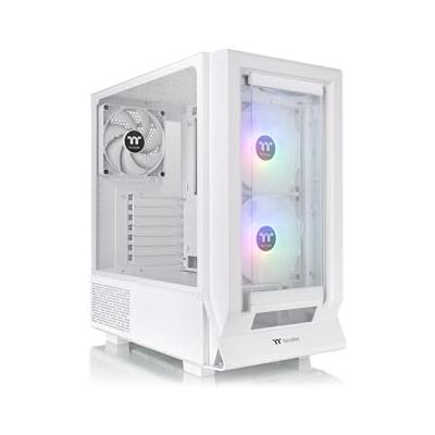 Thermaltake Ceres 350 MX ATX Midi-Tower 2 Frontpanels (Tempered Glass/Mesh) Hidden-Connector Support 2X 140mm ARGB USB-C leiser Airflow (Weiß) Thermaltake Ceres 350 MX ATX Midi-Tower 2 Frontpanels (Tempered Glass/Mesh) Hidden-Connector Support 2X 140mm ARGB USB-C leiser Airflow (Weiß)