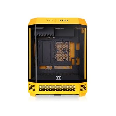 Thermaltake The Tower 600 Bumblebee Mid Tower PC-Gehäuse Hidden Connector Support Tempered Glass E-ATX & ATX 420 mm Radiator Support Vertical Design Thermaltake The Tower 600 Bumblebee Mid Tower PC-Gehäuse Hidden Connector Support Tempered Glass E-ATX & ATX 420 mm Radiator Support Vertical Design