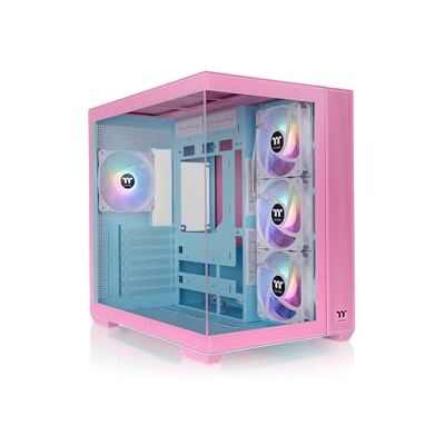 Thermaltake View 380 TG ARGB Mid Tower PC‑Gehäuse 4‑mm Tempered Glass E‑ATX Support USB‑C Front I/O 360‑mm Radiator Support High‑Airflow Design Bubble Pink Thermaltake View 380 TG ARGB Mid Tower PC‑Gehäuse 4‑mm Tempered Glass E‑ATX Support USB‑C Front I/O 360‑mm Radiator Support High‑Airflow Design Bubble Pink