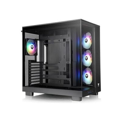 Thermaltake View 380 XL TG ARGB Mid Tower PC‑Gehäuse 4‑mm Tempered Glass E‑ATX & XL‑Mainboard Support USB‑C Front I/O 360‑mm Radiator Support High‑Airflow Design Black Thermaltake View 380 XL TG ARGB Mid Tower PC‑Gehäuse 4‑mm Tempered Glass E‑ATX & XL‑Mainboard Support USB‑C Front I/O 360‑mm Radiator Support High‑Airflow Design Black