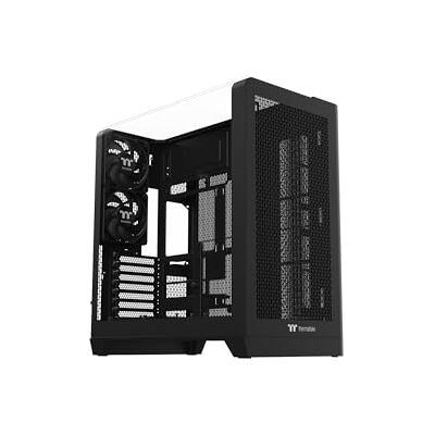 Thermaltake View 390 Air Black Mid Tower PC-Gehäuse Starker Airflow Curved Tempered Glass BTF Support Platz für große GPU und AIO Staubfilter Thermaltake View 390 Air Black Mid Tower PC-Gehäuse Starker Airflow Curved Tempered Glass BTF Support Platz für große GPU und AIO Staubfilter
