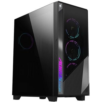 Gigabyte AORUS C500 Glass Mid Tower ATX Gehäuse, Schwarz, TG Panel, Kein Netzteil Gigabyte AORUS C500 Glass Mid Tower ATX Gehäuse, Schwarz, TG Panel, Kein Netzteil