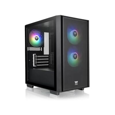Thermaltake Versa H16 TG ARGB Micro Tower Black Thermaltake Versa H16 TG ARGB Micro Tower Black