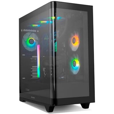 Xtreme Hummer Ether – Semitor ATX M-ATX ITX, gebogenes gehärtetes Glas, Platz für 9 Lüfter, 3 x 120mm ARGB PWM inklusive, USB-C & 3.0, magnetischer Top-Filter, Schwarz Xtreme Hummer Ether – Semitor ATX M-ATX ITX, gebogenes gehärtetes Glas, Platz für 9 Lüfter, 3 x 120mm ARGB PWM inklusive, USB-C & 3.0, magnetischer Top-Filter, Schwarz
