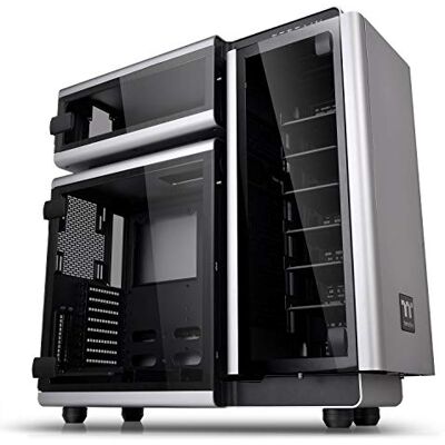 Thermaltake Level 20 Limited Edition TG Big Tower E-ATX Big-Tower Gehäuse PC-Gehäuse 3X Tempered-Glass 3X vorinstallierte 140mm Riing Plus Lüfter Space Gray Aluminium Thermaltake Level 20 Limited Edition TG Big Tower E-ATX Big-Tower Gehäuse PC-Gehäuse 3X Tempered-Glass 3X vorinstallierte 140mm Riing Plus Lüfter Space Gray Aluminium